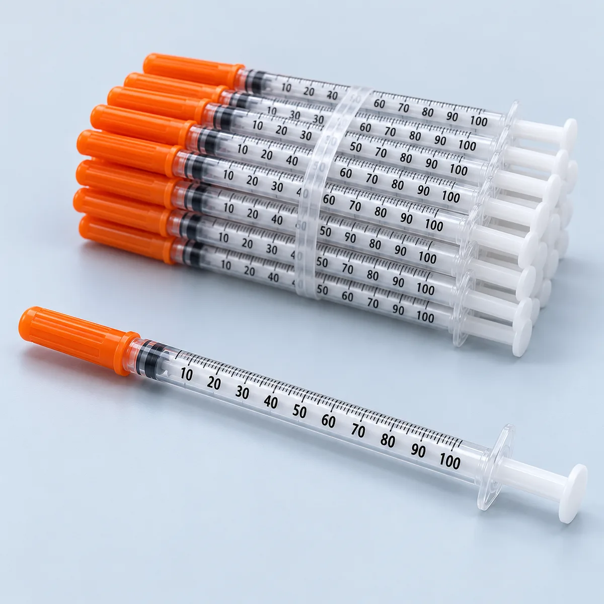 Insulin Syringes 10 pack vial